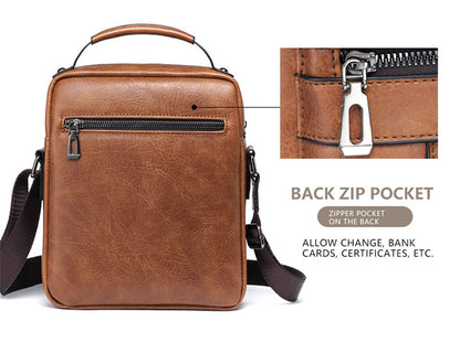 Mens Leather Crossbody Bag