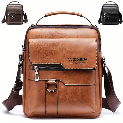 Mens Leather Crossbody Bag