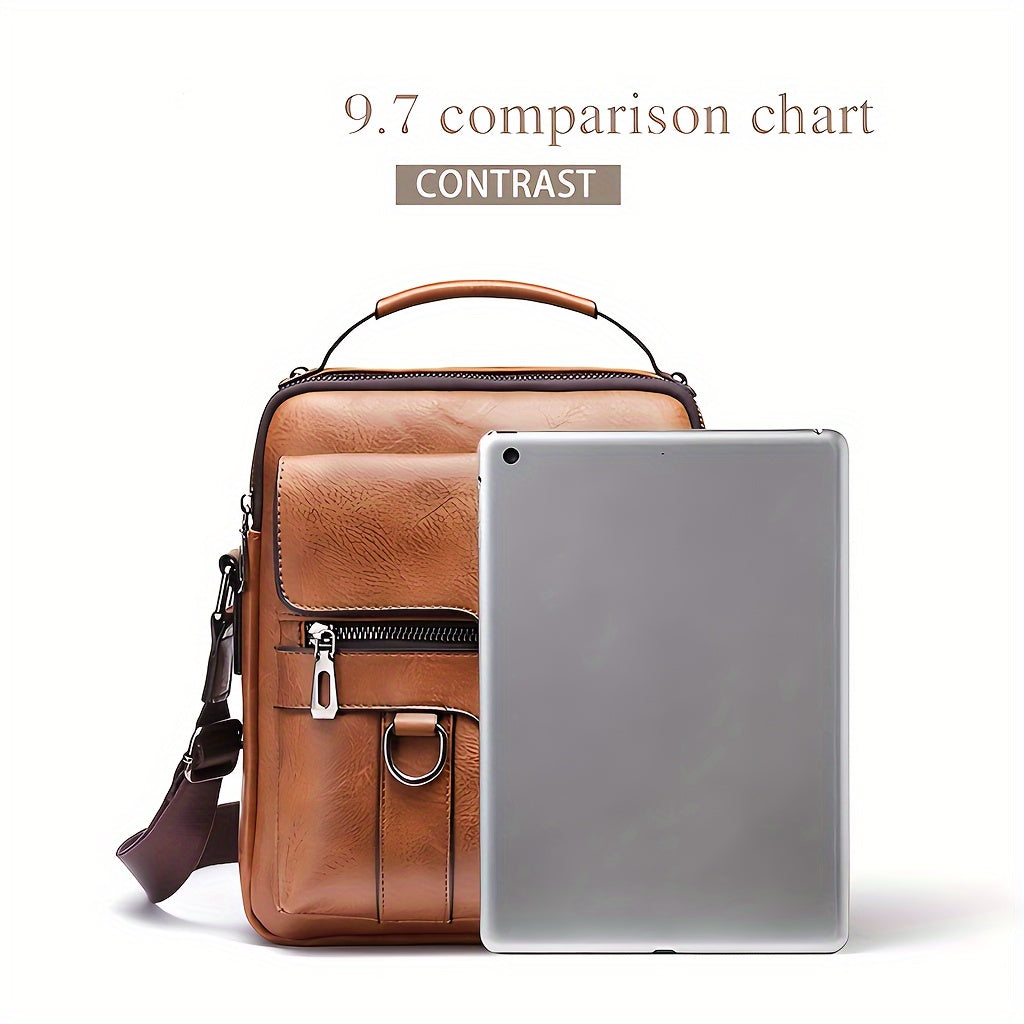 Mens Leather Crossbody Bag