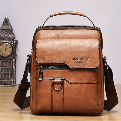 Mens Leather Crossbody Bag