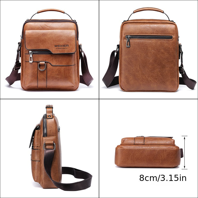 Mens Leather Crossbody Bag