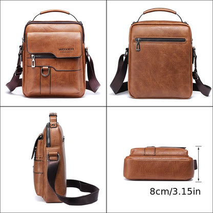 Mens Leather Crossbody Bag