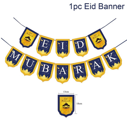 Eid and Ramadan Mubarak Banner Balloons