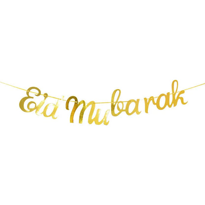 Wooden EID/Ramadan Mubarak Decoration