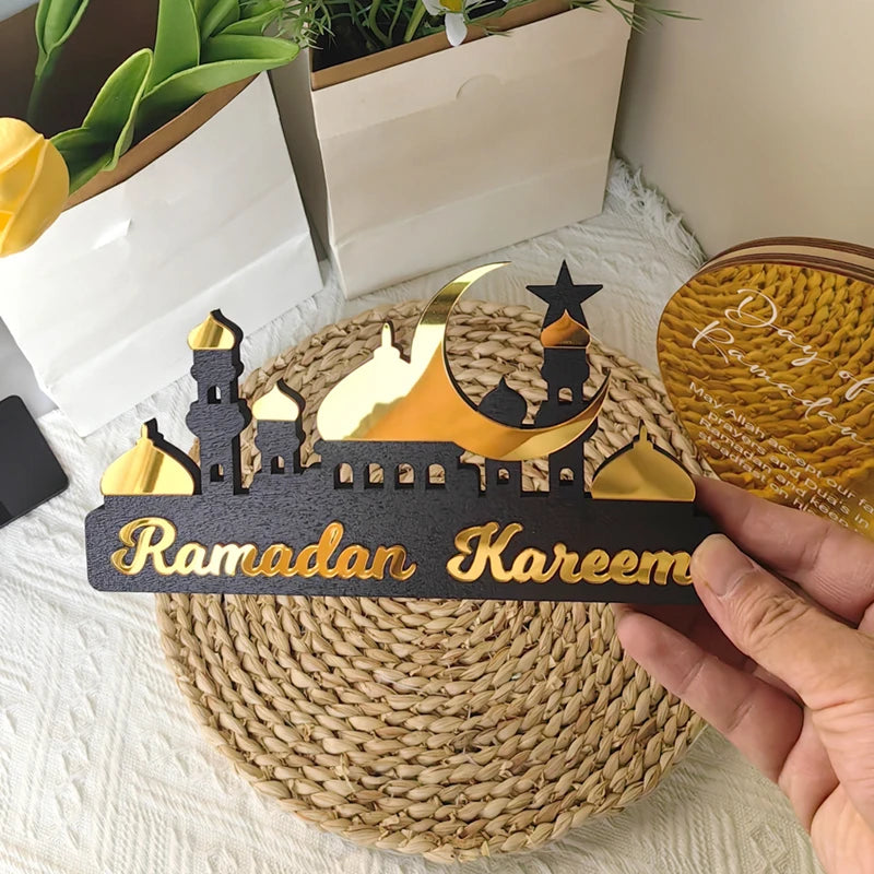 2025 Ramadan Kareem Wooden and Acrylic Ornaments