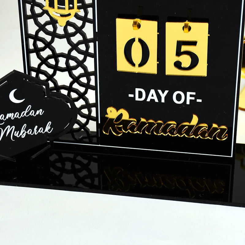 Ramadan Countdown Calendar Acrylic