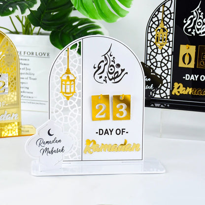 Ramadan Countdown Calendar Acrylic