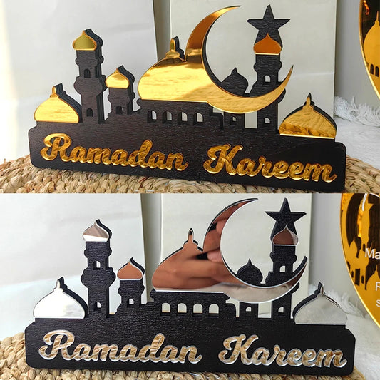 2025 Ramadan Kareem Wooden and Acrylic Ornaments