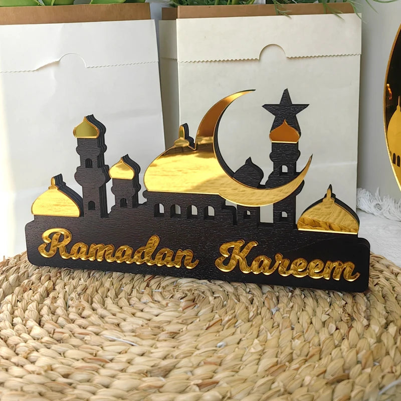 2025 Ramadan Kareem Wooden and Acrylic Ornaments