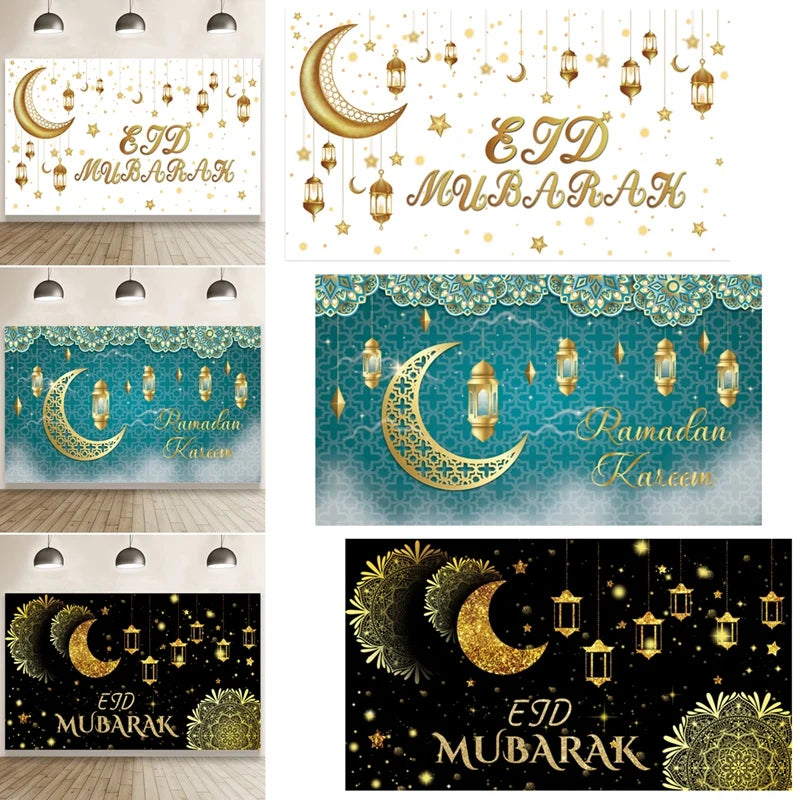 Eid Mubarak Ramadan Kareem Backdrop