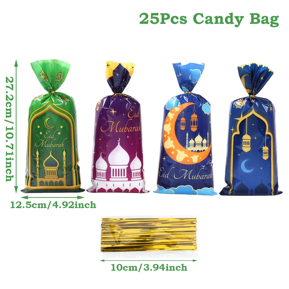 Ramadan and Eid Mubarak Candy Gift Packing Bags