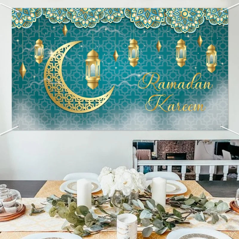 Eid Mubarak Ramadan Kareem Backdrop