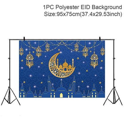 Eid Mubarak Ramadan Kareem Backdrop