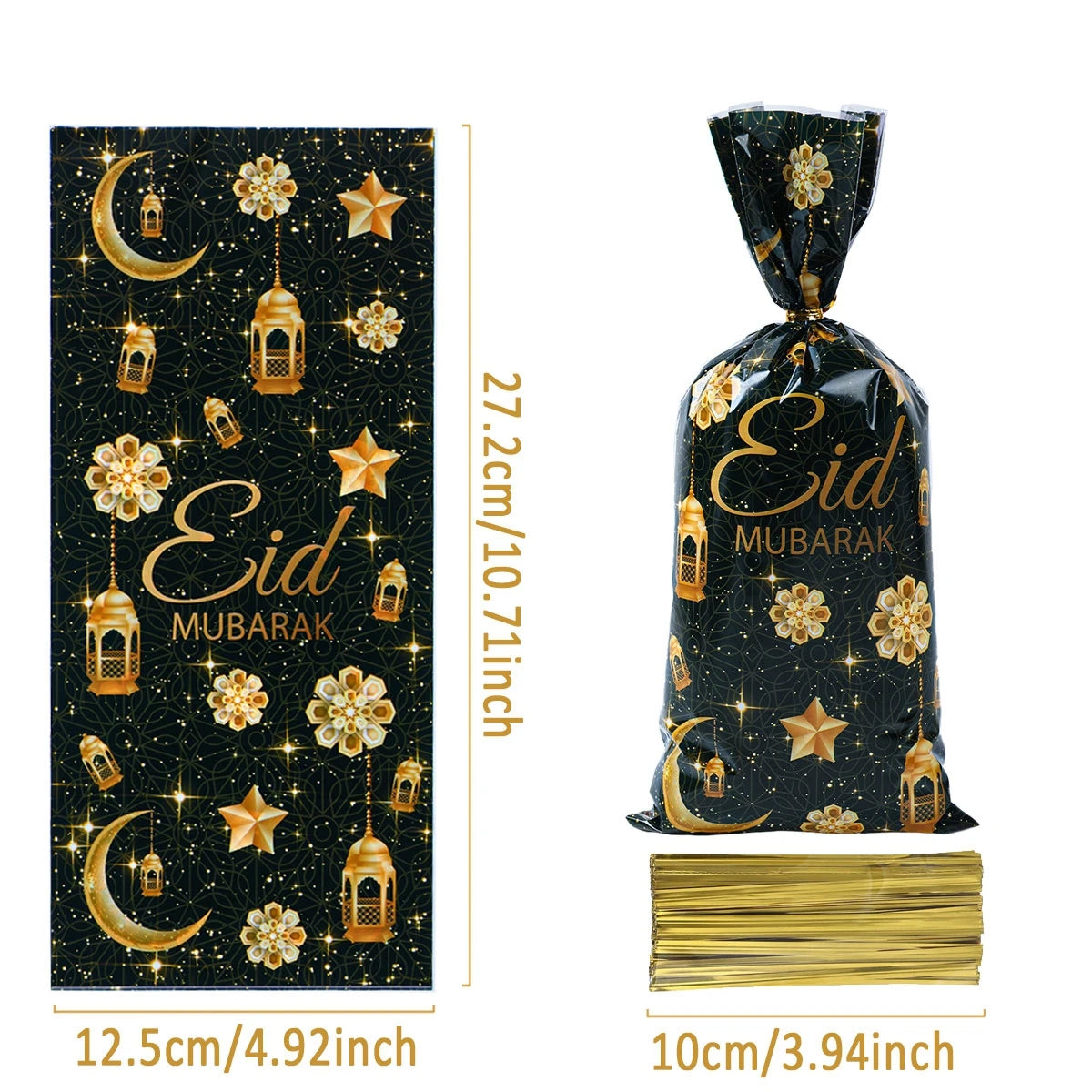 Ramadan and Eid Mubarak Candy Gift Packing Bags