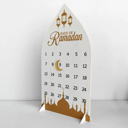 Ramadan Advent Countdown Calendar Acrylic