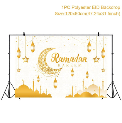 Eid Mubarak Ramadan Kareem Backdrop