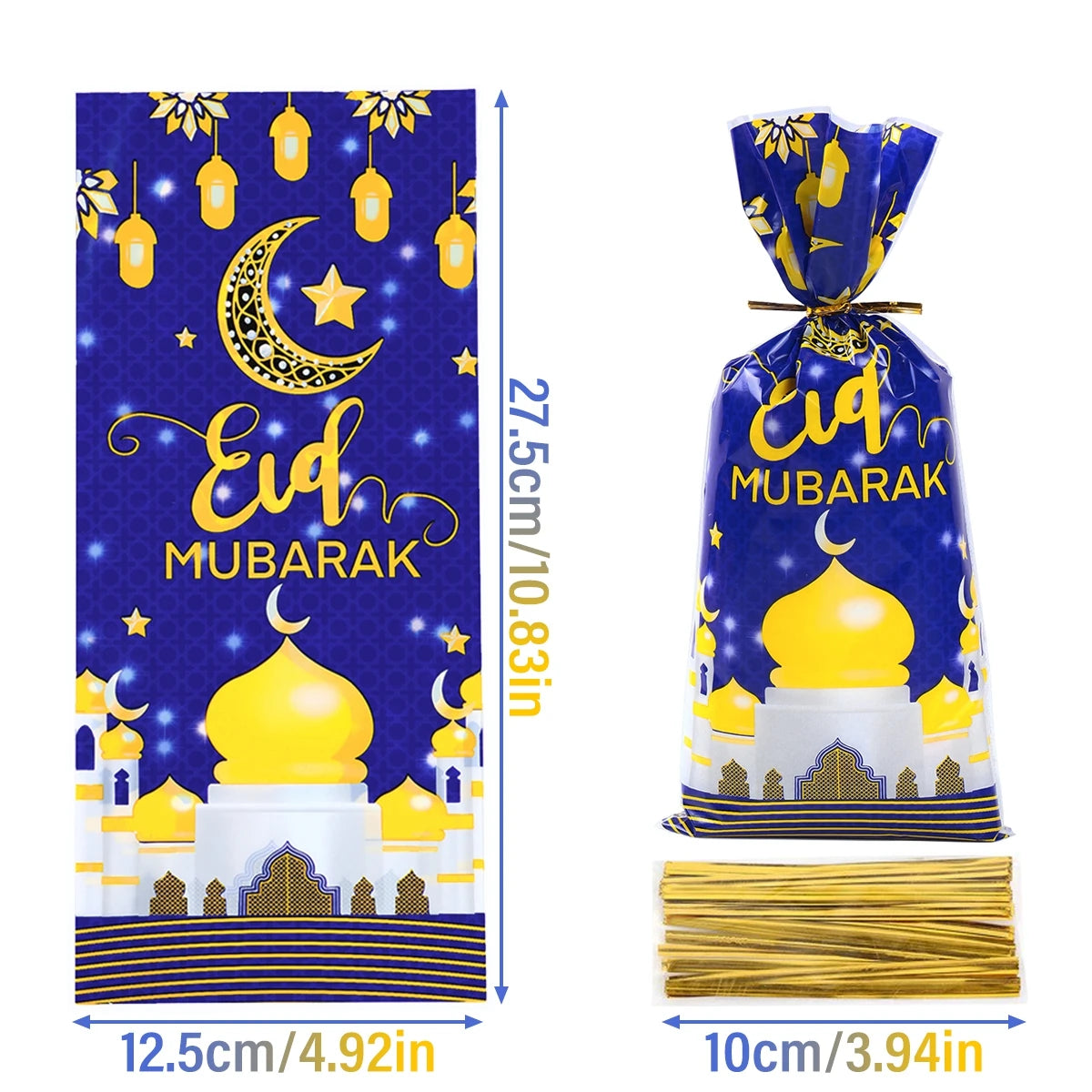 Ramadan and Eid Mubarak Candy Gift Packing Bags