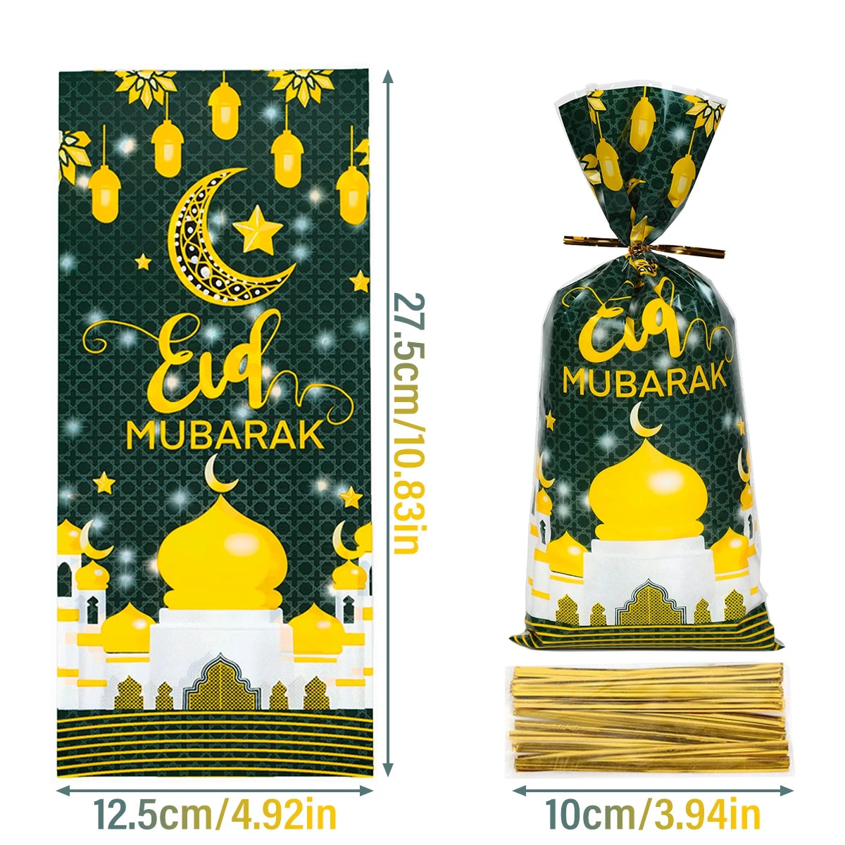 Ramadan and Eid Mubarak Candy Gift Packing Bags