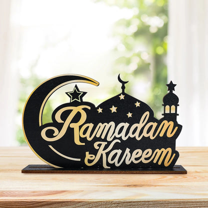 Eid and Ramadan Mubarak Wooden Ornaments