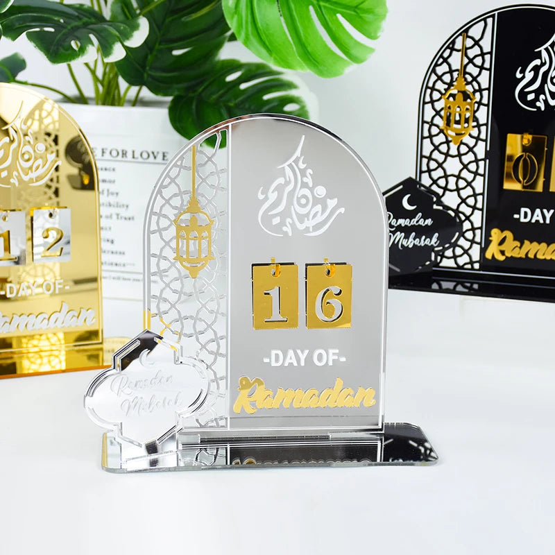 Ramadan Countdown Calendar Acrylic