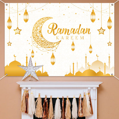 Eid Mubarak Ramadan Kareem Backdrop