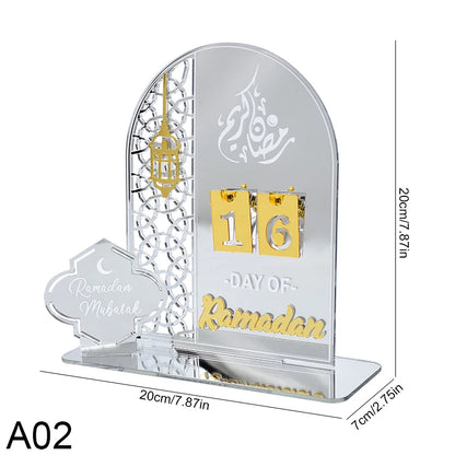 Ramadan Countdown Calendar Acrylic