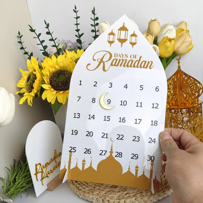 Ramadan Advent Countdown Calendar Acrylic