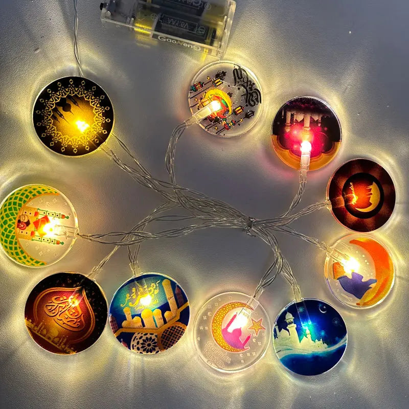 Moon Star Ramadan & Eid Decor String Lights