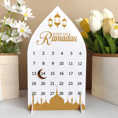 Ramadan Advent Countdown Calendar Acrylic