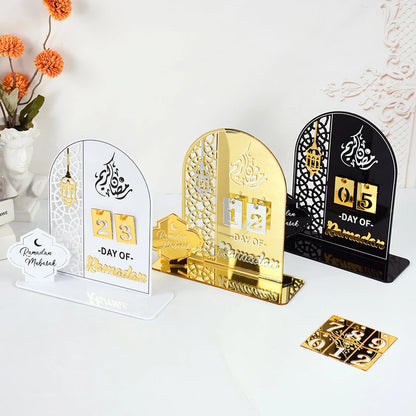 Ramadan Countdown Calendar Acrylic