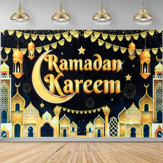 Eid Mubarak Ramadan Kareem Backdrop