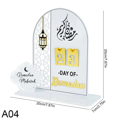 Ramadan Countdown Calendar Acrylic