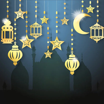 RAMADAN & EID Mubarak Swirl Banner