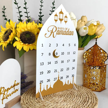 Ramadan Advent Countdown Calendar Acrylic