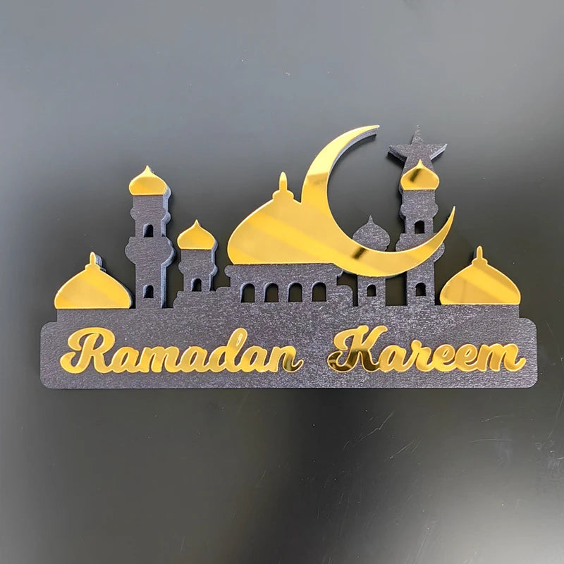 2025 Ramadan Kareem Wooden and Acrylic Ornaments