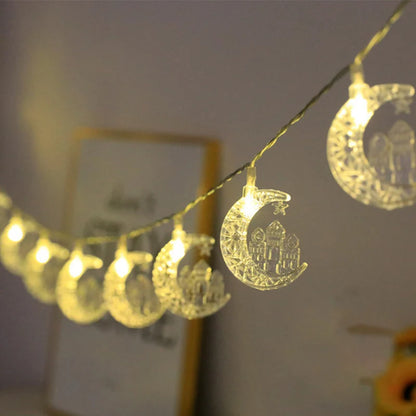 Moon Star Ramadan & Eid Decor String Lights