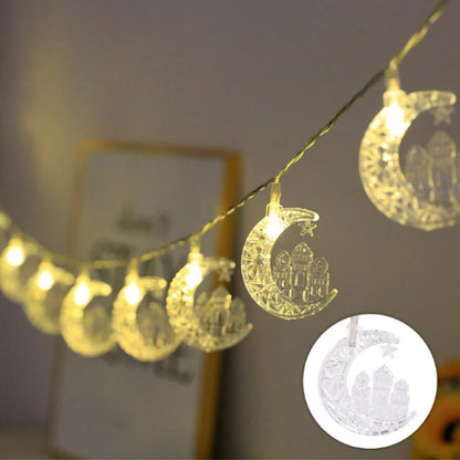 Moon Star Ramadan & Eid Decor String Lights