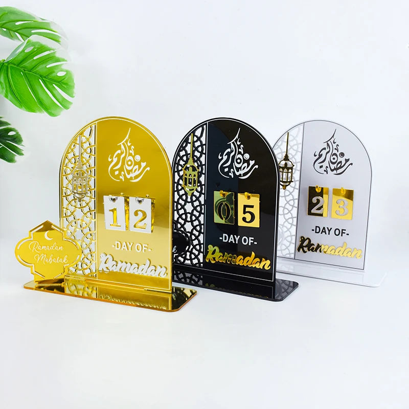 Ramadan Countdown Calendar Acrylic