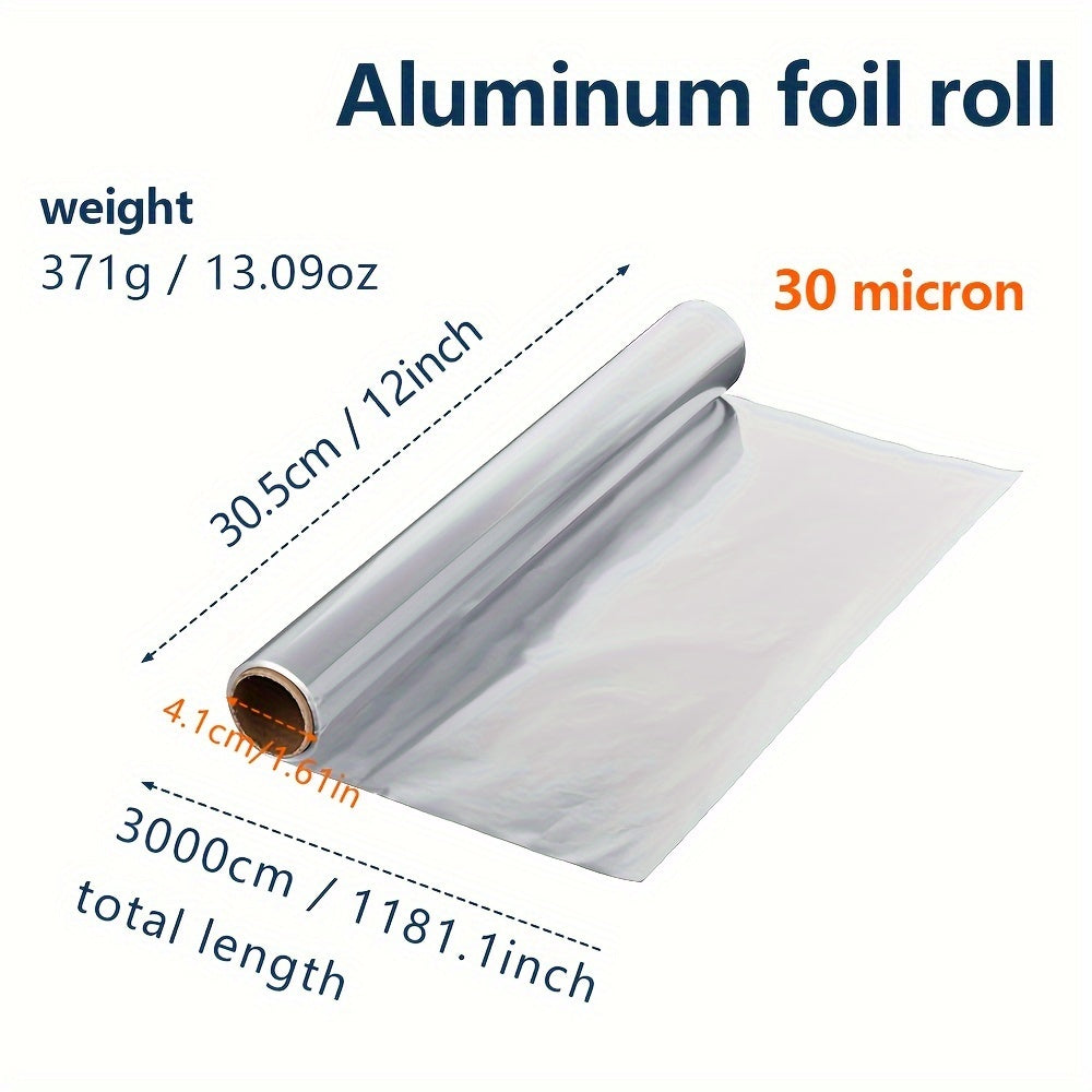 Heavy-Duty Aluminum Foil Roll 20m