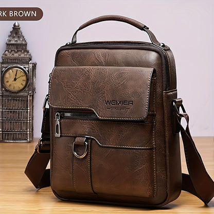 Mens Leather Crossbody Bag