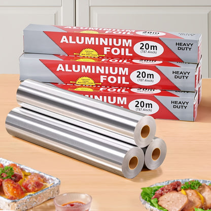 Heavy-Duty Aluminum Foil Roll 20m