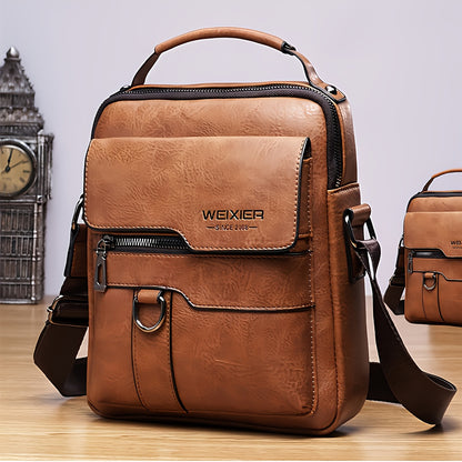 Mens Leather Crossbody Bag